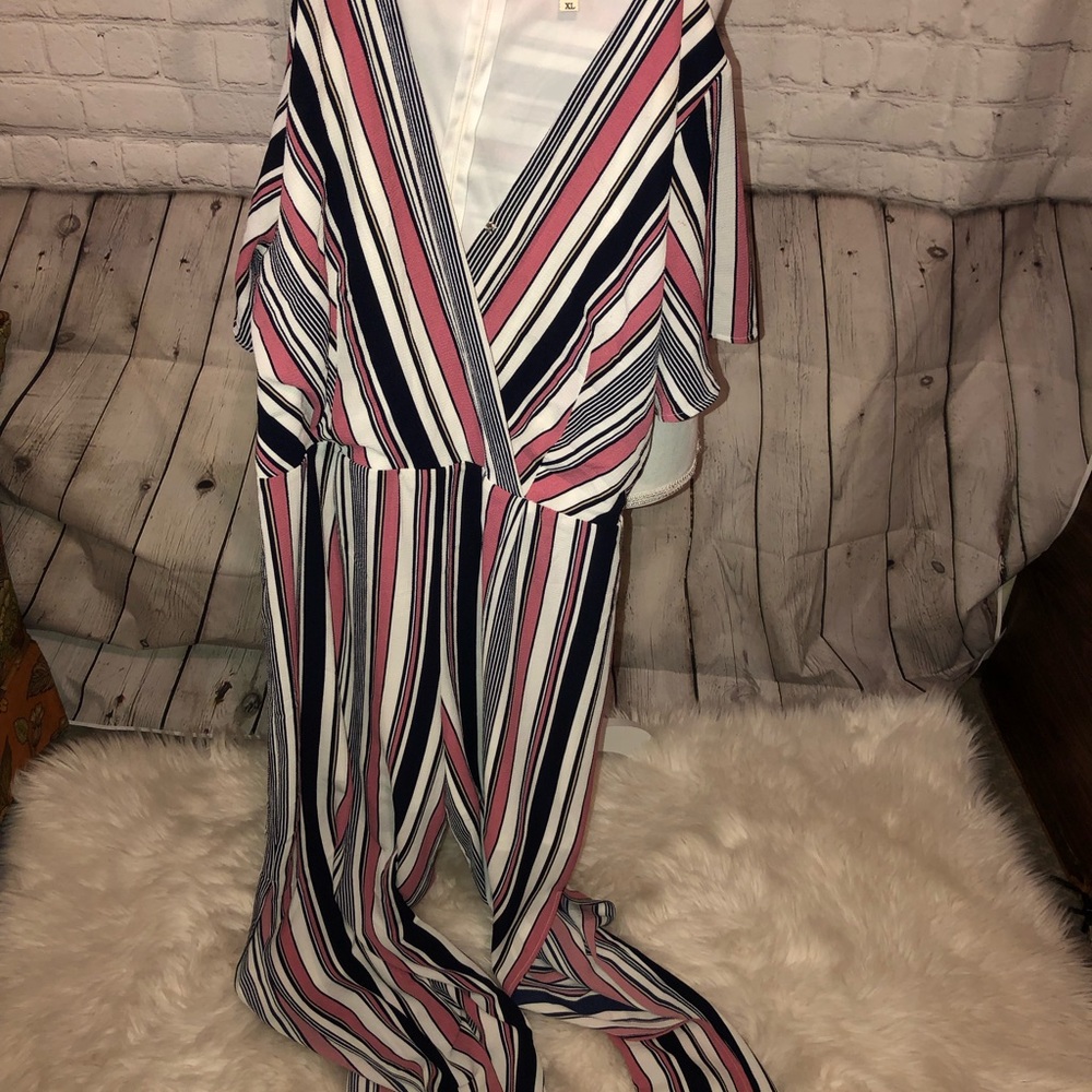 Womens  jumpsuit with splits